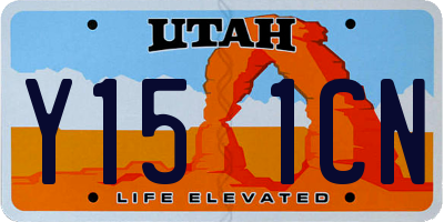 UT license plate Y151CN