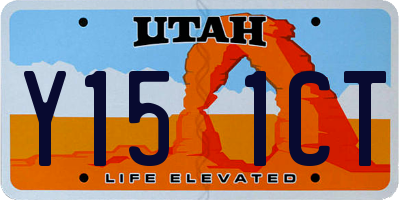 UT license plate Y151CT