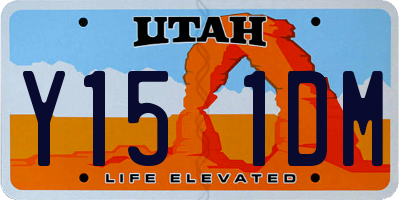 UT license plate Y151DM