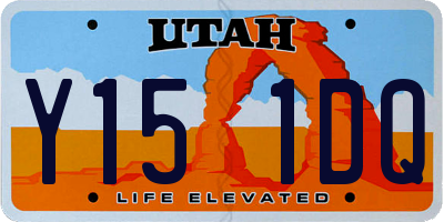 UT license plate Y151DQ