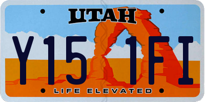 UT license plate Y151FI