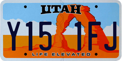UT license plate Y151FJ