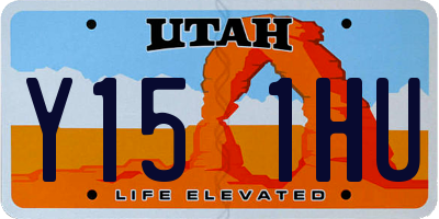 UT license plate Y151HU