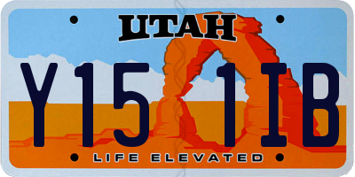 UT license plate Y151IB