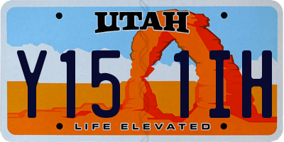 UT license plate Y151IH