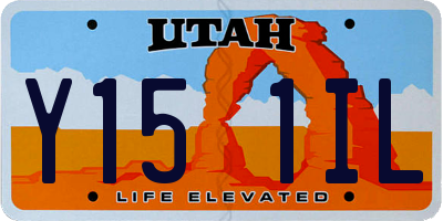 UT license plate Y151IL