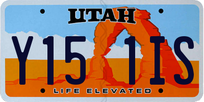 UT license plate Y151IS