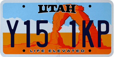 UT license plate Y151KP