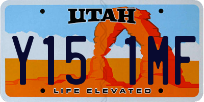UT license plate Y151MF