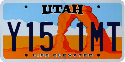 UT license plate Y151MT