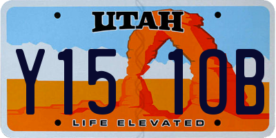 UT license plate Y151OB