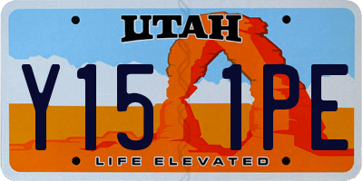 UT license plate Y151PE