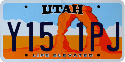 UT license plate Y151PJ