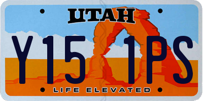 UT license plate Y151PS