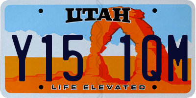 UT license plate Y151QM