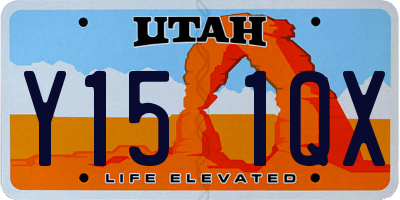 UT license plate Y151QX