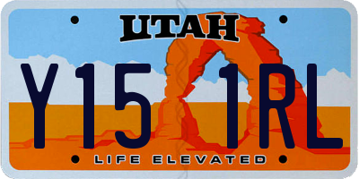 UT license plate Y151RL