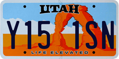 UT license plate Y151SN