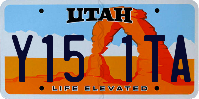 UT license plate Y151TA