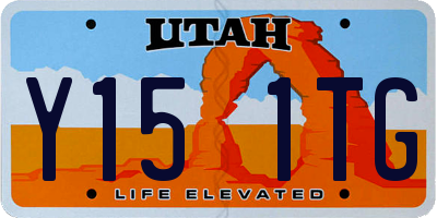UT license plate Y151TG