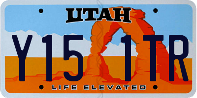 UT license plate Y151TR