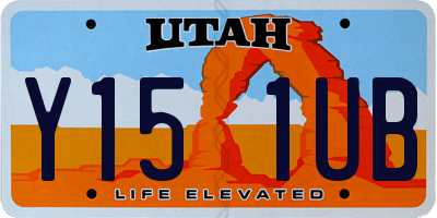 UT license plate Y151UB