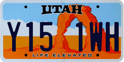 UT license plate Y151WH