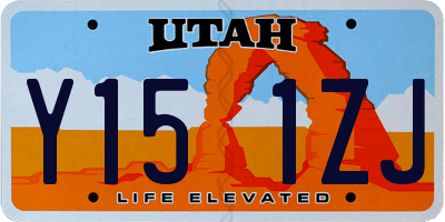 UT license plate Y151ZJ