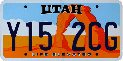UT license plate Y152CG