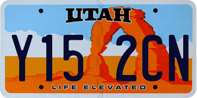 UT license plate Y152CN