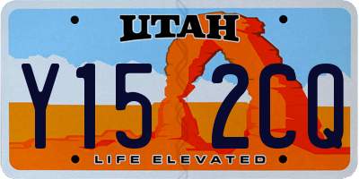 UT license plate Y152CQ