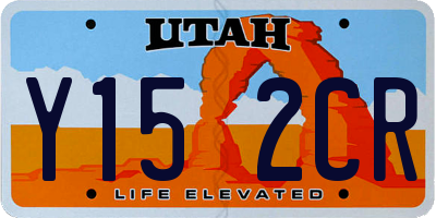 UT license plate Y152CR