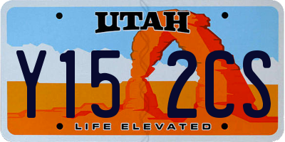 UT license plate Y152CS