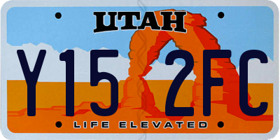 UT license plate Y152FC