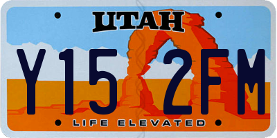 UT license plate Y152FM