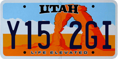 UT license plate Y152GI