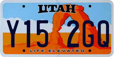 UT license plate Y152GQ