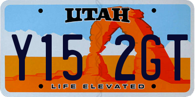 UT license plate Y152GT