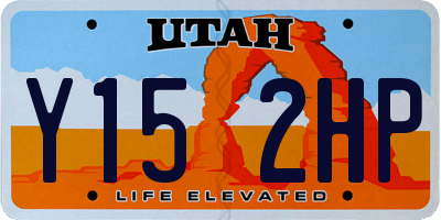 UT license plate Y152HP