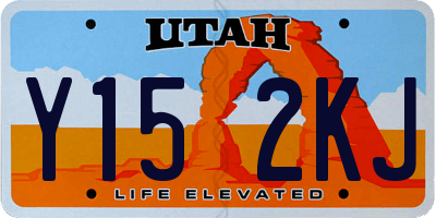 UT license plate Y152KJ
