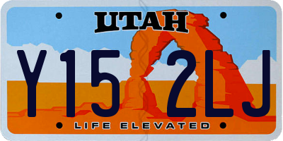 UT license plate Y152LJ