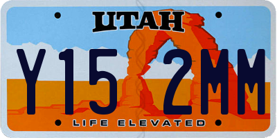 UT license plate Y152MM