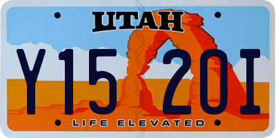 UT license plate Y152OI