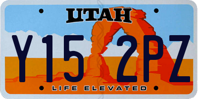 UT license plate Y152PZ