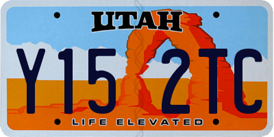 UT license plate Y152TC