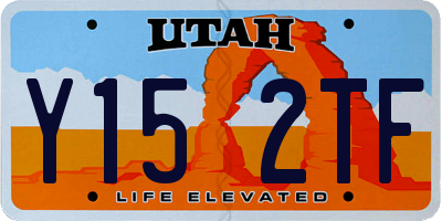 UT license plate Y152TF