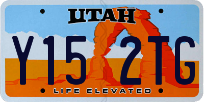 UT license plate Y152TG