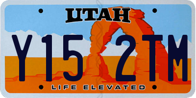 UT license plate Y152TM