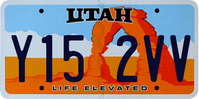 UT license plate Y152VV