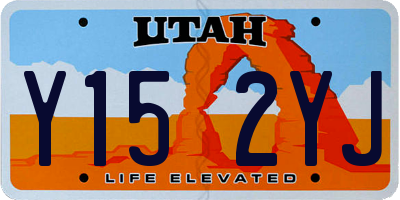 UT license plate Y152YJ